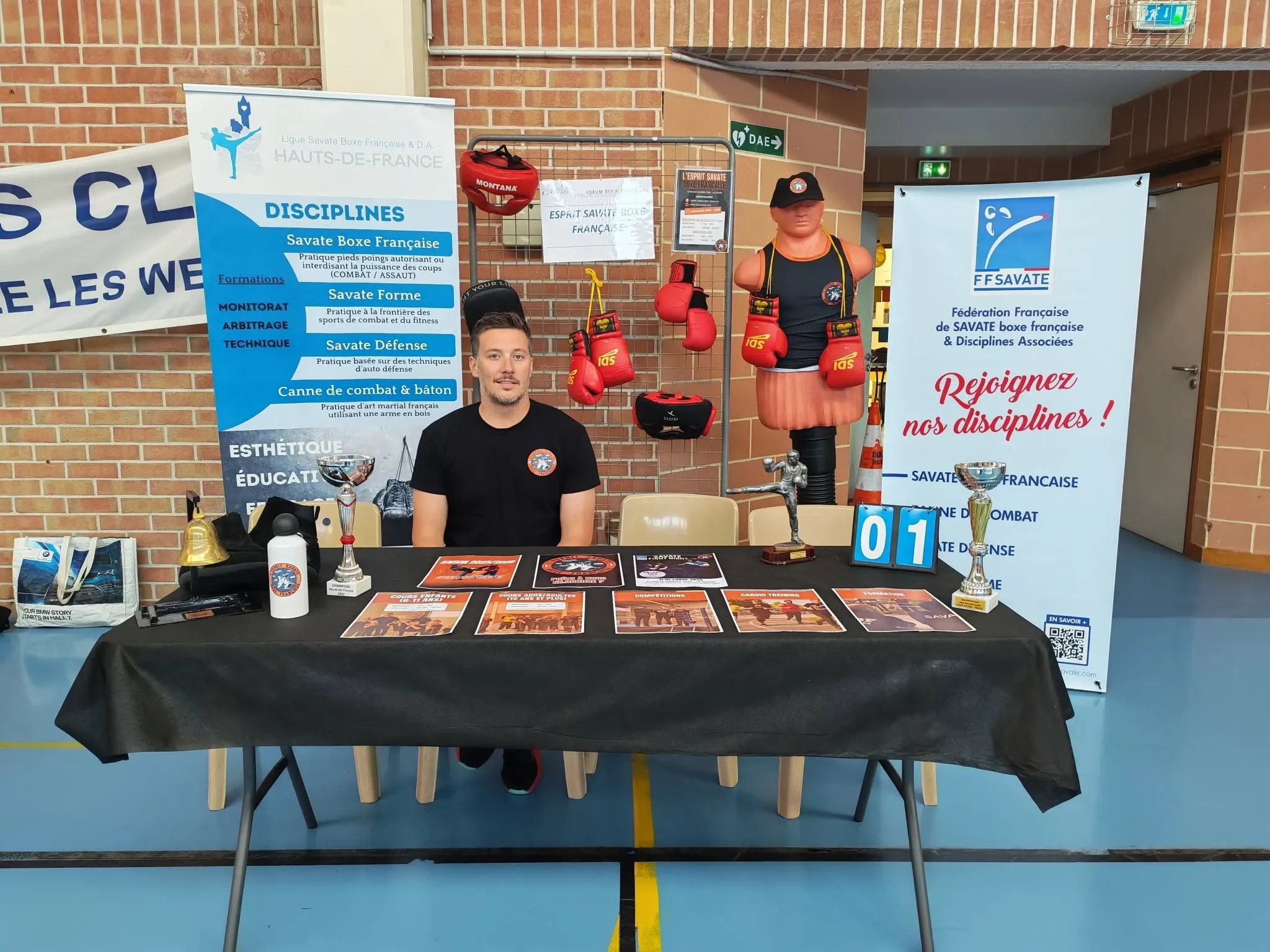Le stand du club au forum des associations